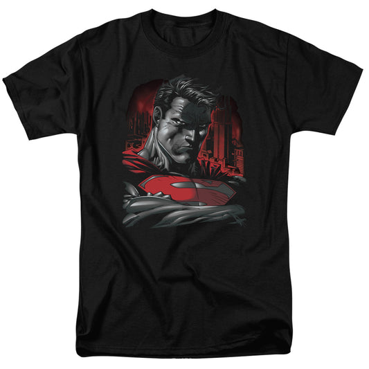 Superman Man Of Steel Mens T Shirt Black