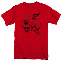 Load image into Gallery viewer, Superman Omnipresent Mens T Shirt Red