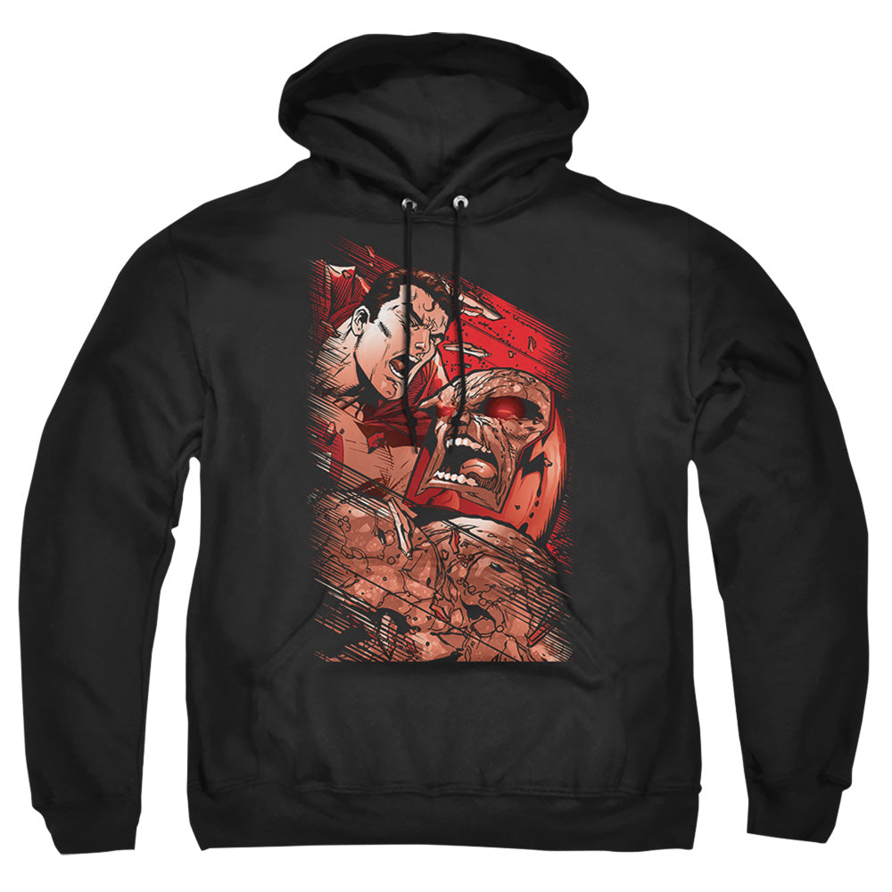 Superman Supes Vs Darkseid Mens Hoodie Black