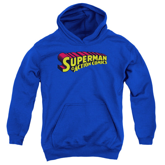 Superman Superman In Kids Youth Hoodie Royal Blue