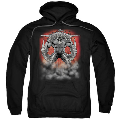 Superman Doomsday Dust Mens Hoodie Black