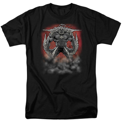 Superman Doomsday Dust Mens T Shirt Black