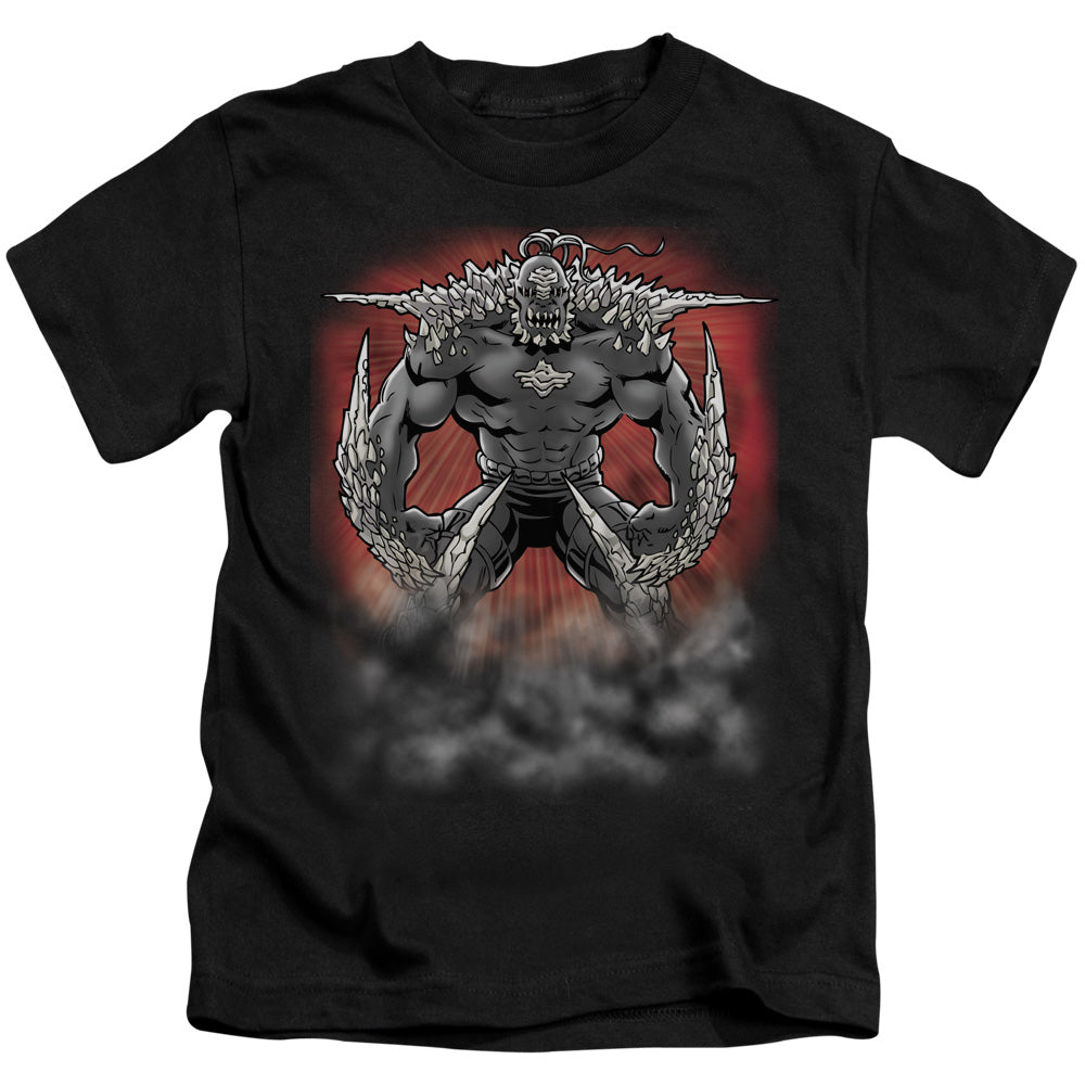 Superman Doomsday Dust Juvenile Kids Youth T Shirt Black