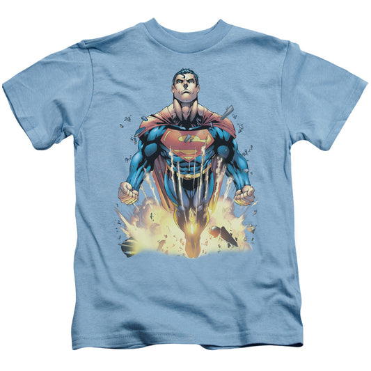 Superman #224 Cover Juvenile Kids Youth T Shirt Carolina Blue