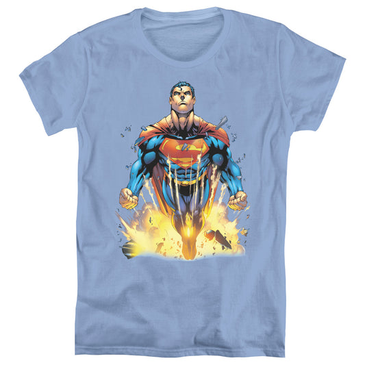 Superman #224 Cover Womens T Shirt Carolina Blue