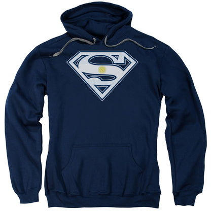 Superman Argentinian Shield Mens Hoodie Navy