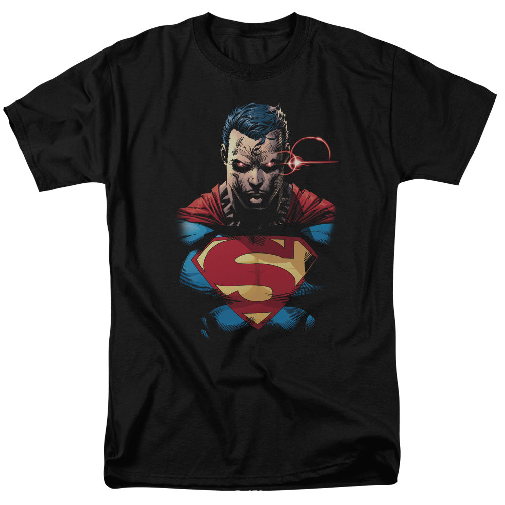 Superman Displeased Mens T Shirt Black 