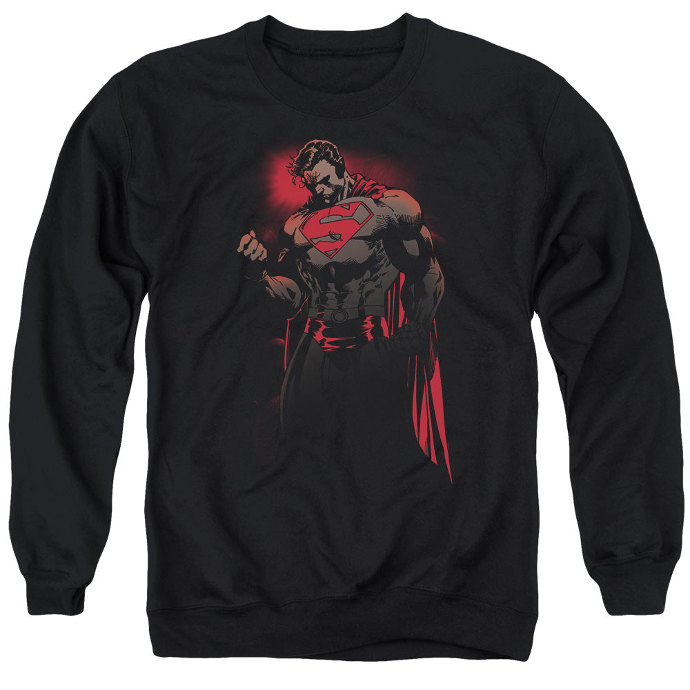 Superman Red Son Mens Crewneck Sweatshirt Black