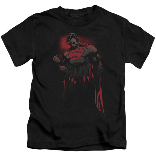 Superman Red Son Juvenile Kids Youth T Shirt Black