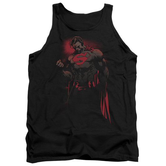 Superman Red Son Mens Tank Top Shirt Black