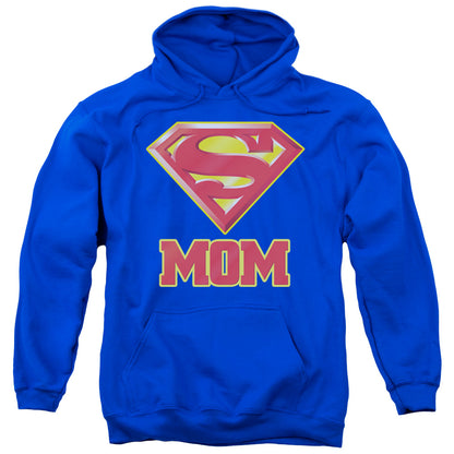 Superman Super Mom Mens Hoodie Royal Blue