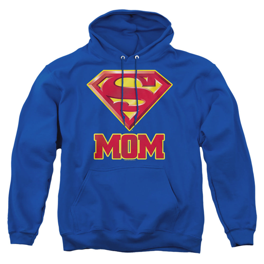 Superman Super Mom Mens Hoodie Royal Blue