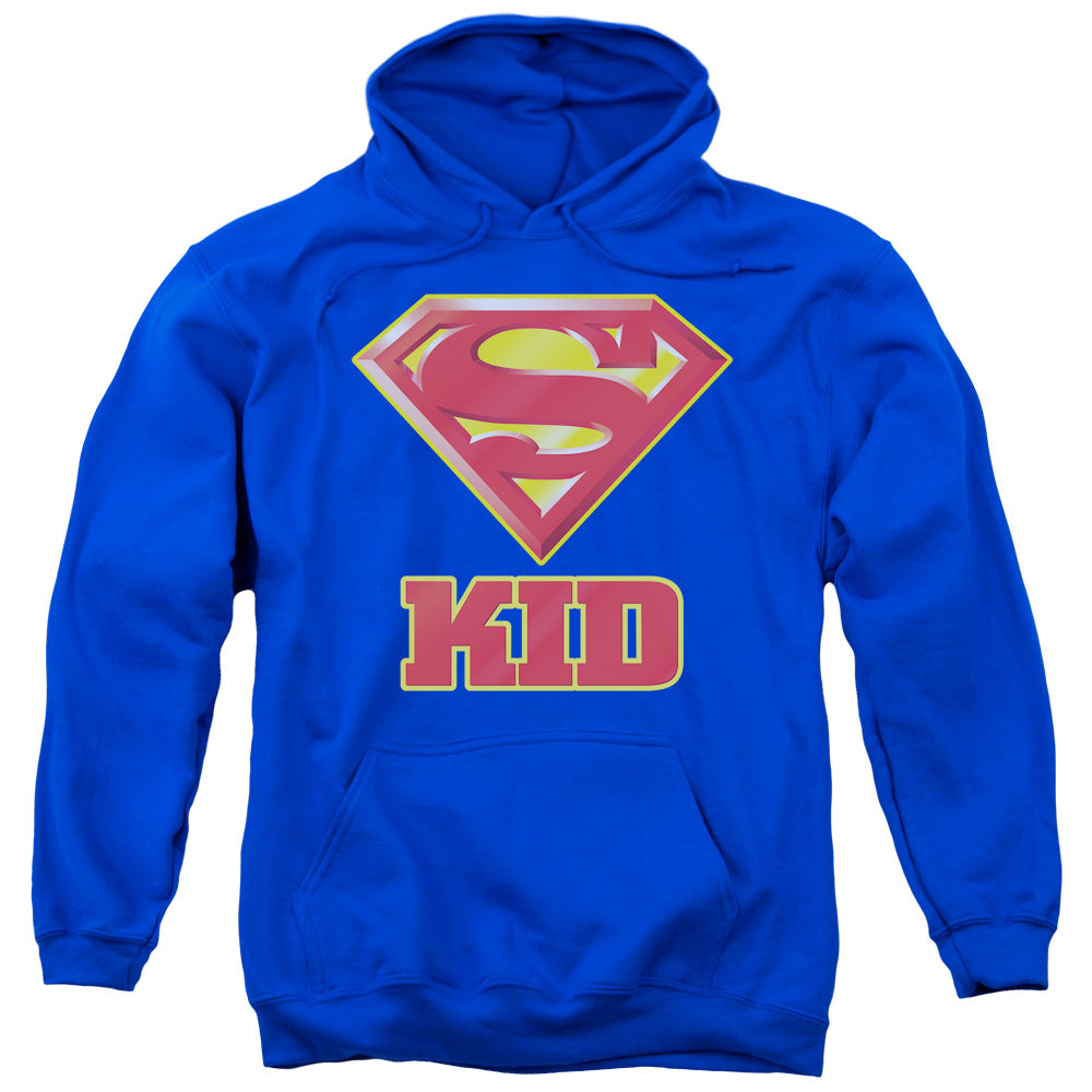 Superman Super Kid Mens Hoodie Royal Blue