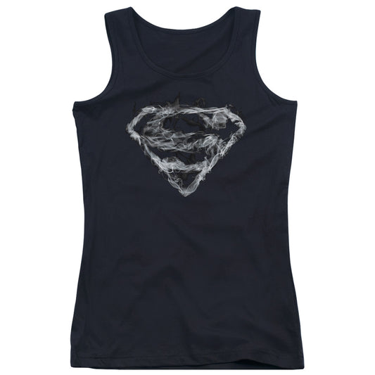 Superman Oking Shield Womens Tank Top Shirt Black