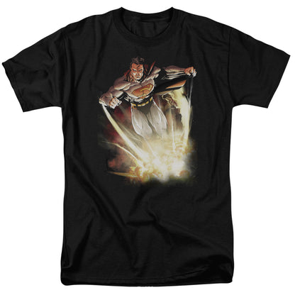 Superman Explosive Mens T Shirt Black