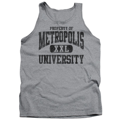 Superman Property Of Mu Mens Tank Top Shirt Athletic Heather