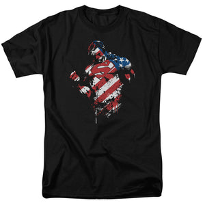 Superman The American Way Mens T Shirt Black