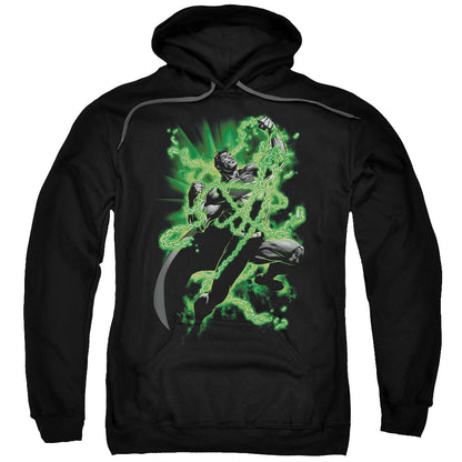 Superman Kryptonite Chains Mens Hoodie Black