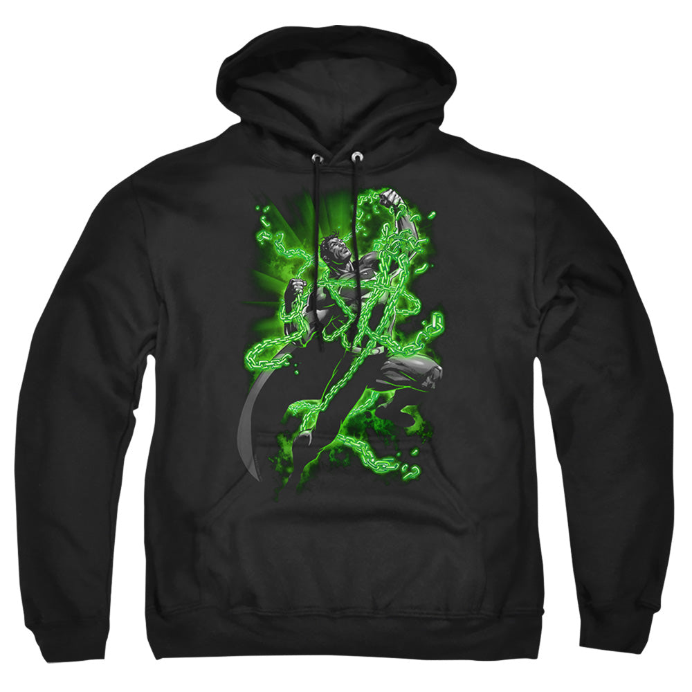 Superman Kryptonite Chains Mens Hoodie Black