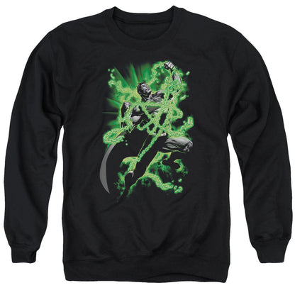 Superman Kryptonite Chains Mens Crewneck Sweatshirt Black