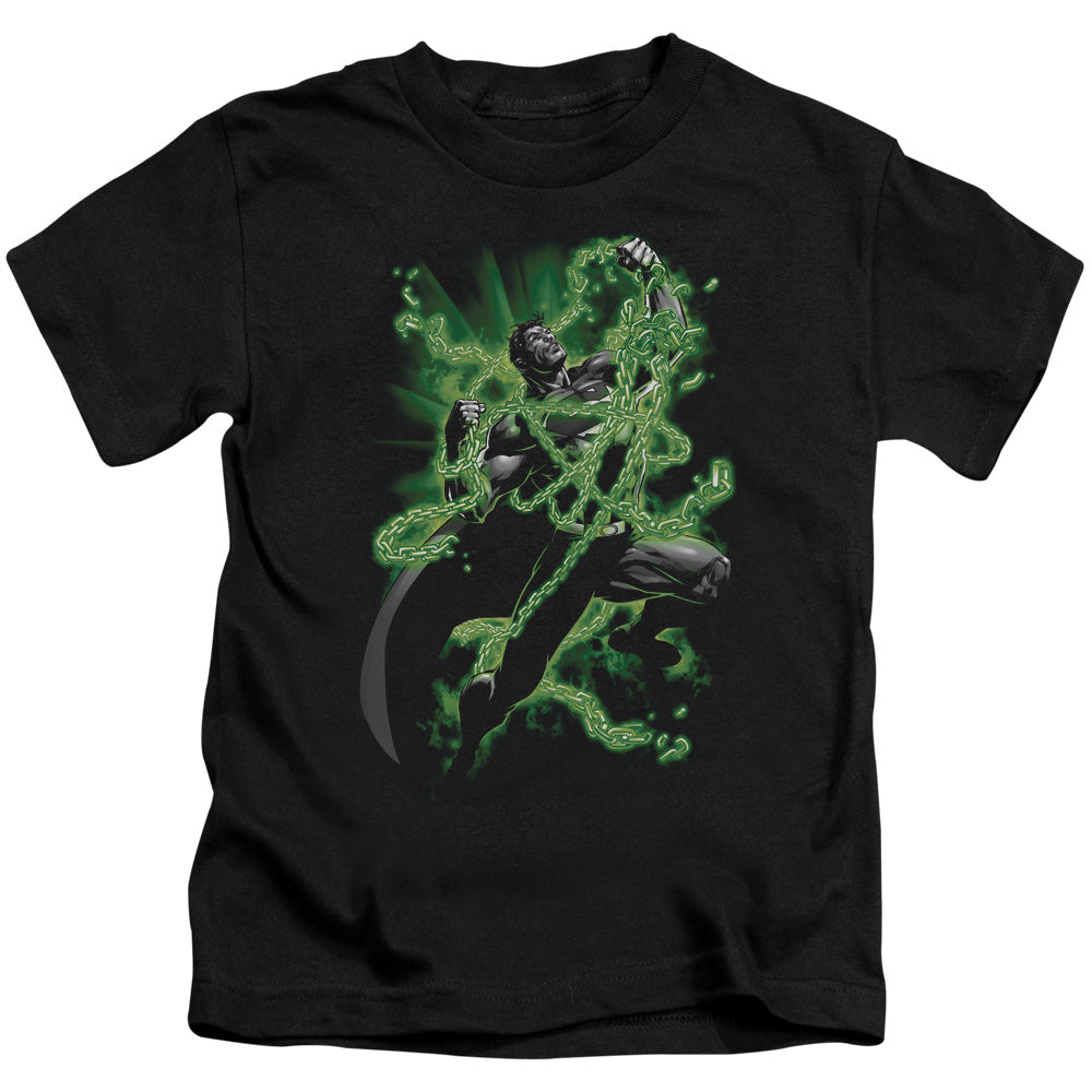 Superman Kryptonite Chains Juvenile Kids Youth T Shirt Black