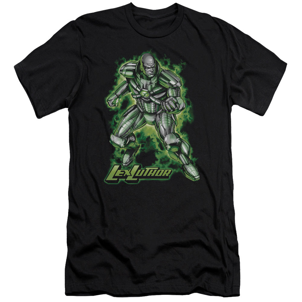 Superman Kryptonite Powered Slim Fit Mens T Shirt Black