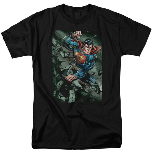 Superman Indestructible Mens T Shirt Black