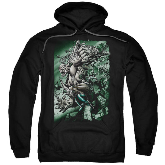 Superman Doomsday Destruction Mens Hoodie Black