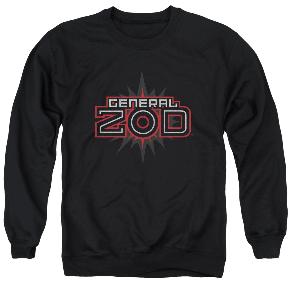 Superman Zod Logo Mens Crewneck Sweatshirt Black