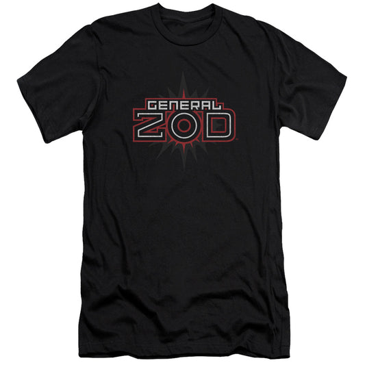 Superman Zod Logo Premium Bella Canvas Slim Fit Mens T Shirt Black