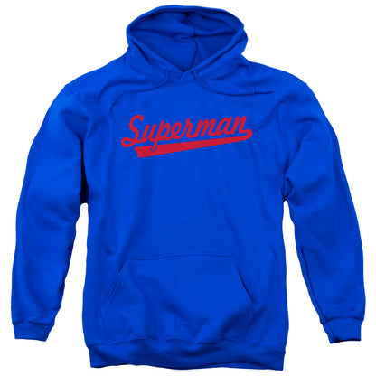 Superman S Tail Mens Hoodie Royal Blue