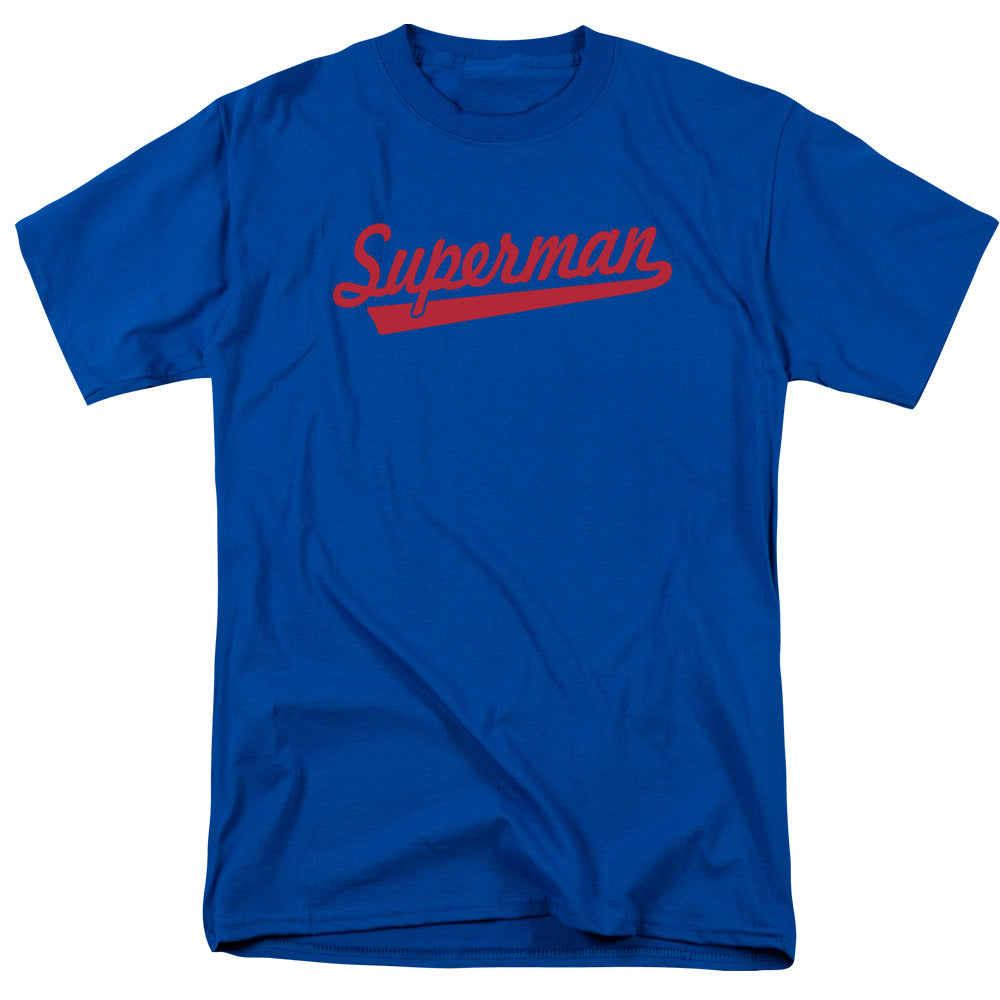 Superman S Tail Mens T Shirt Royal Blue