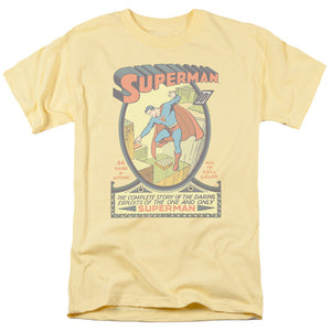 Superman #1 Mens T Shirt Yellow