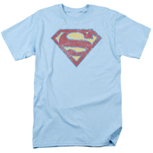 Load image into Gallery viewer, Superman Super S Mens T Shirt Light Blue