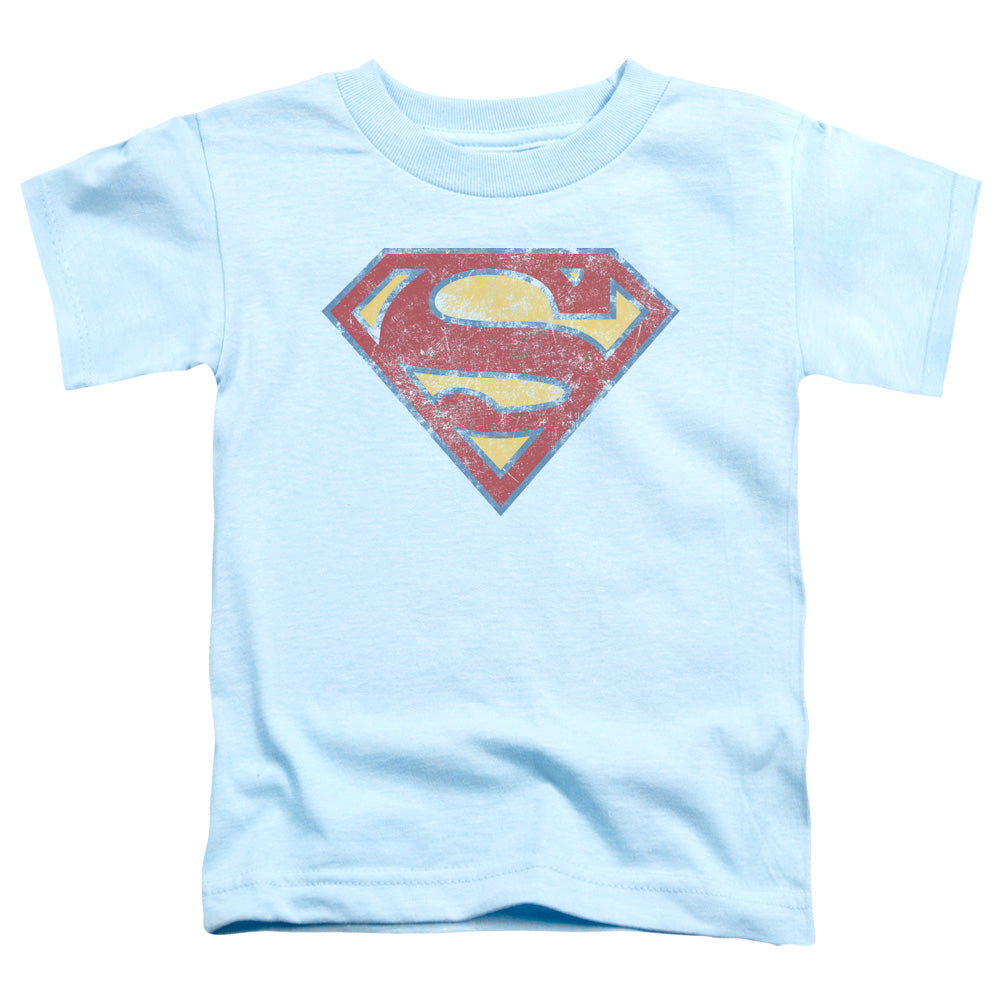 Superman Super S Toddler Kids Youth T Shirt Light Blue