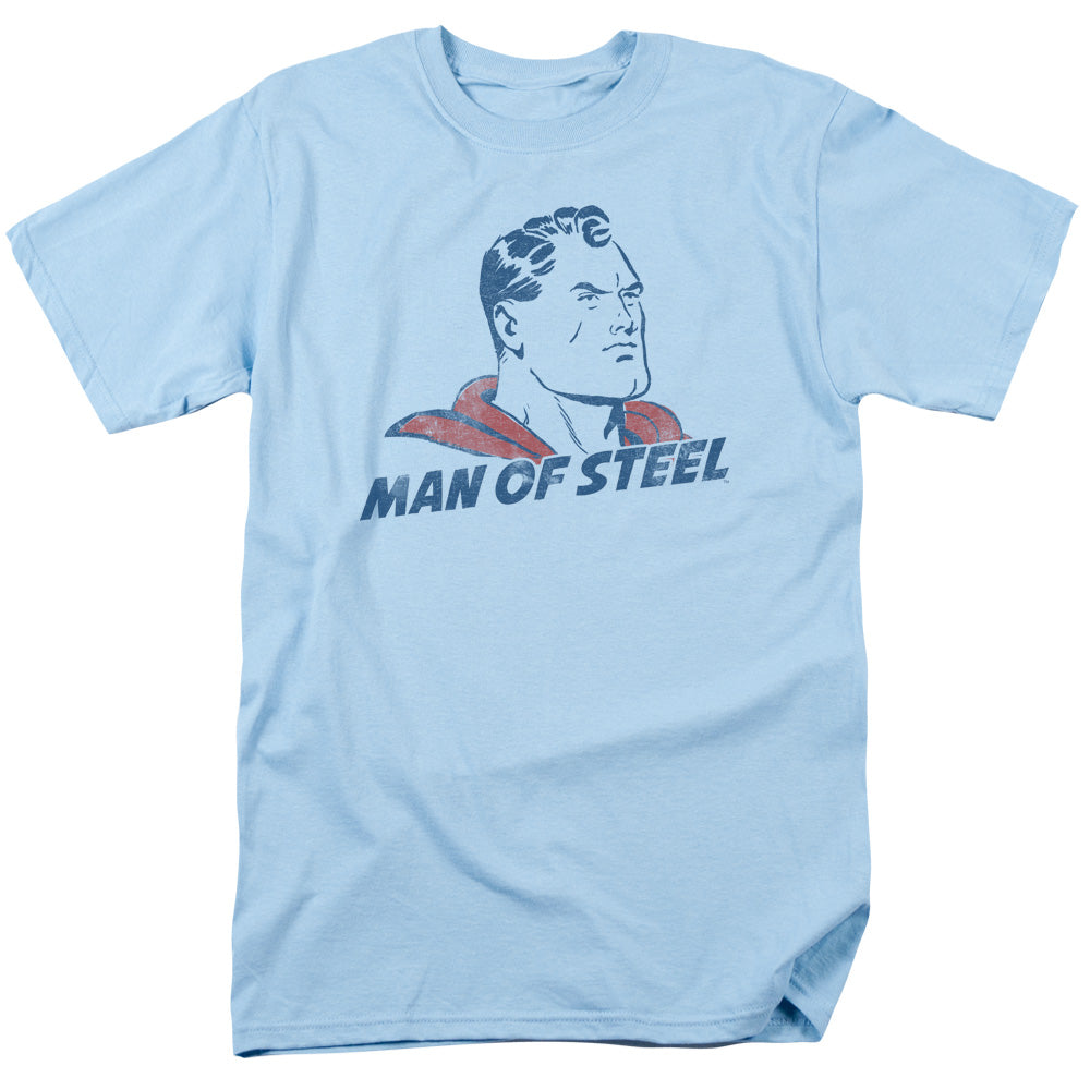 Superman The Man Mens T Shirt Light Blue