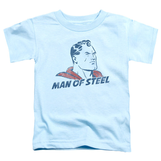 Superman The Man Toddler Kids Youth T Shirt Light Blue