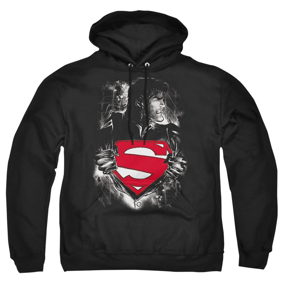 Superman Darkest Hour Mens Hoodie Black