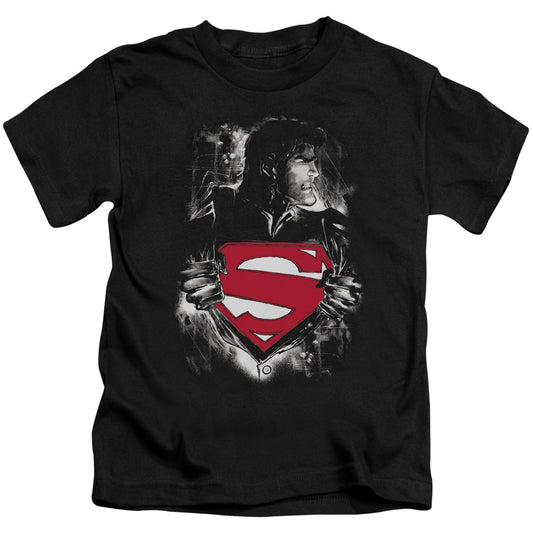 Superman Darkest Hour Juvenile Kids Youth T Shirt Black