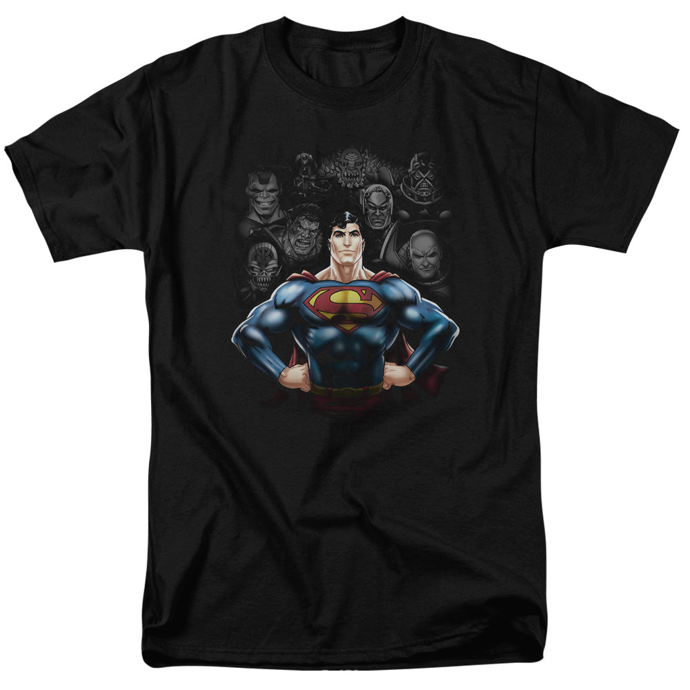 Superman Villains Mens T Shirt Black