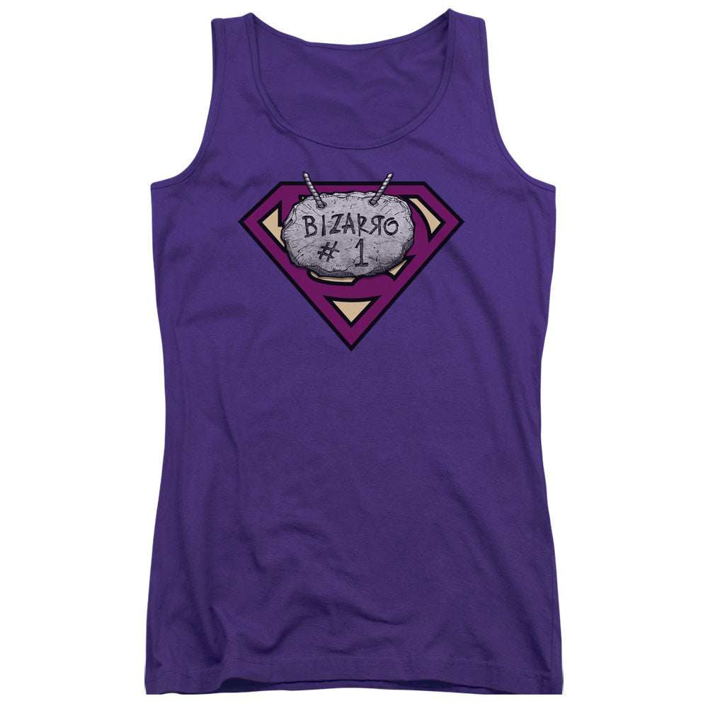 Superman Bizzaro #1 Rock Womens Tank Top Shirt Purple