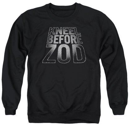 Superman Before Zod Mens Crewneck Sweatshirt Black