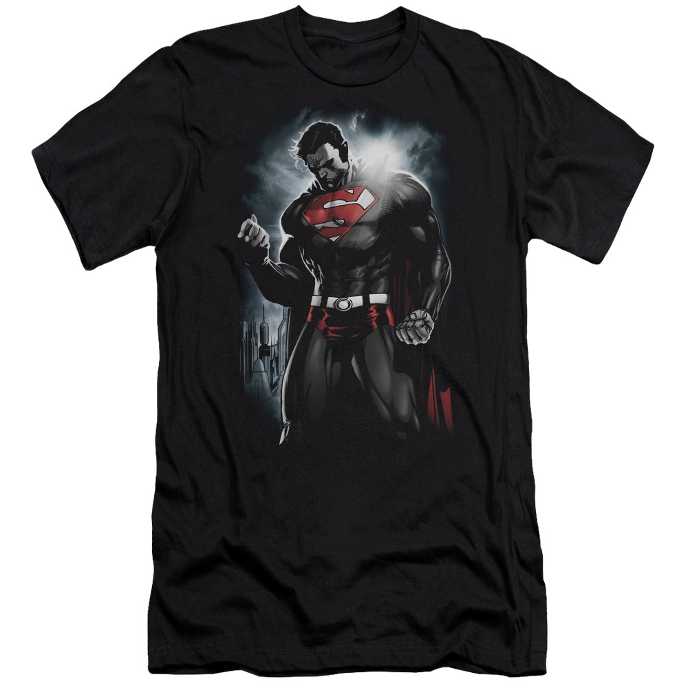 Superman Light Of The Sun Slim Fit Mens T Shirt Black