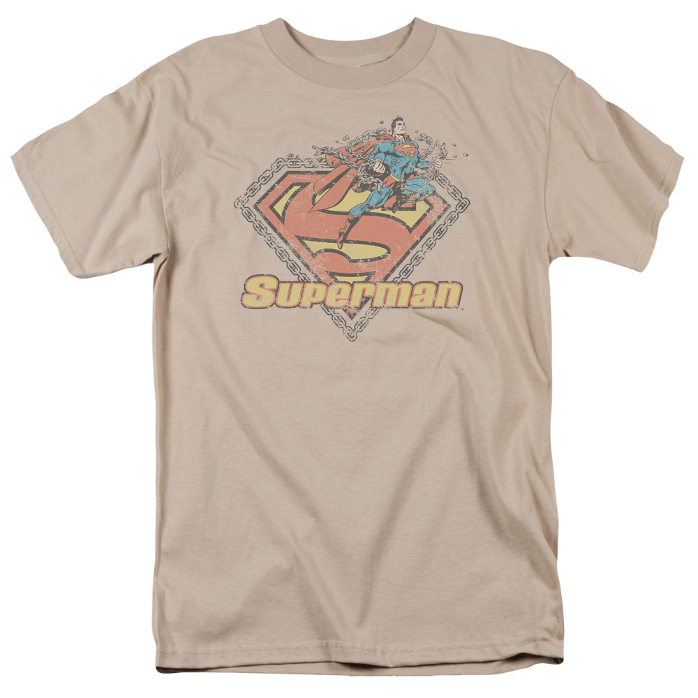 Superman Est. 1939 Mens T Shirt Sand