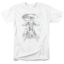 Load image into Gallery viewer, Superman Super Sketch Mens T Shirt White