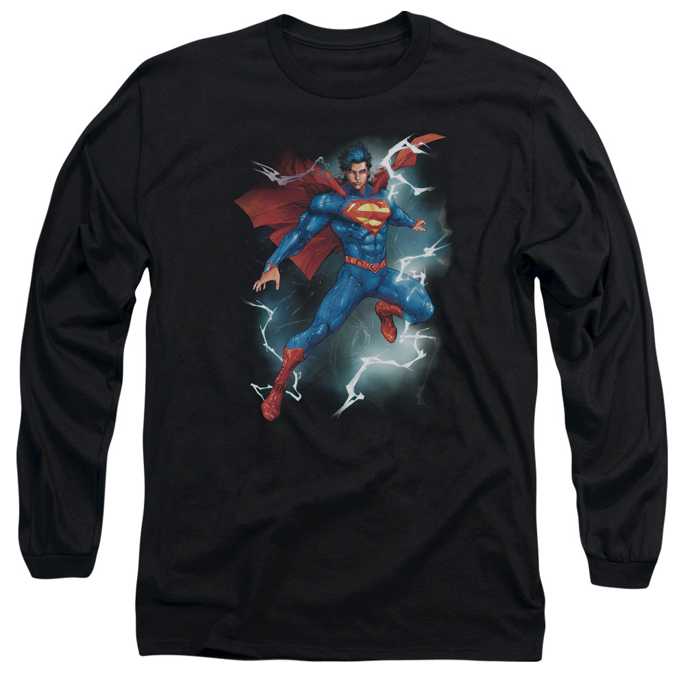 Superman Annual #1 Cover Mens Long Sleeve Shirt Black