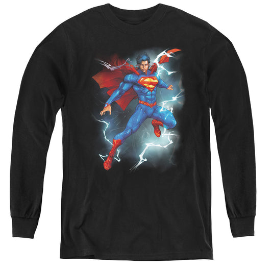 Superman Annual #1 Cover Long Sleeve Kids Youth T Shirt Black