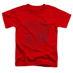 Superman Code Red Toddler Kids Youth T Shirt Red
