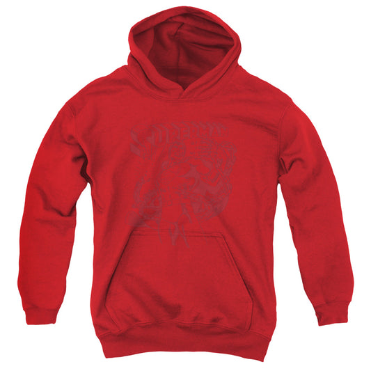 Superman Code Red Kids Youth Hoodie Red