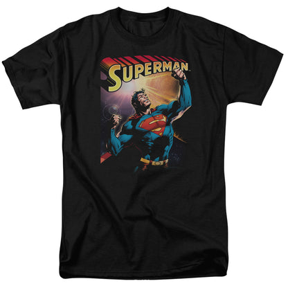 Superman Victory Mens T Shirt Black